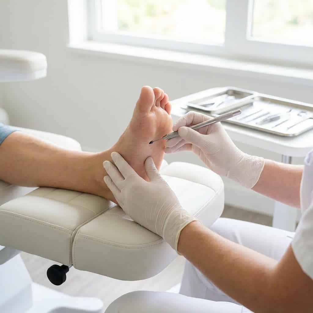 Diabetic foot care and screening in Ballymena