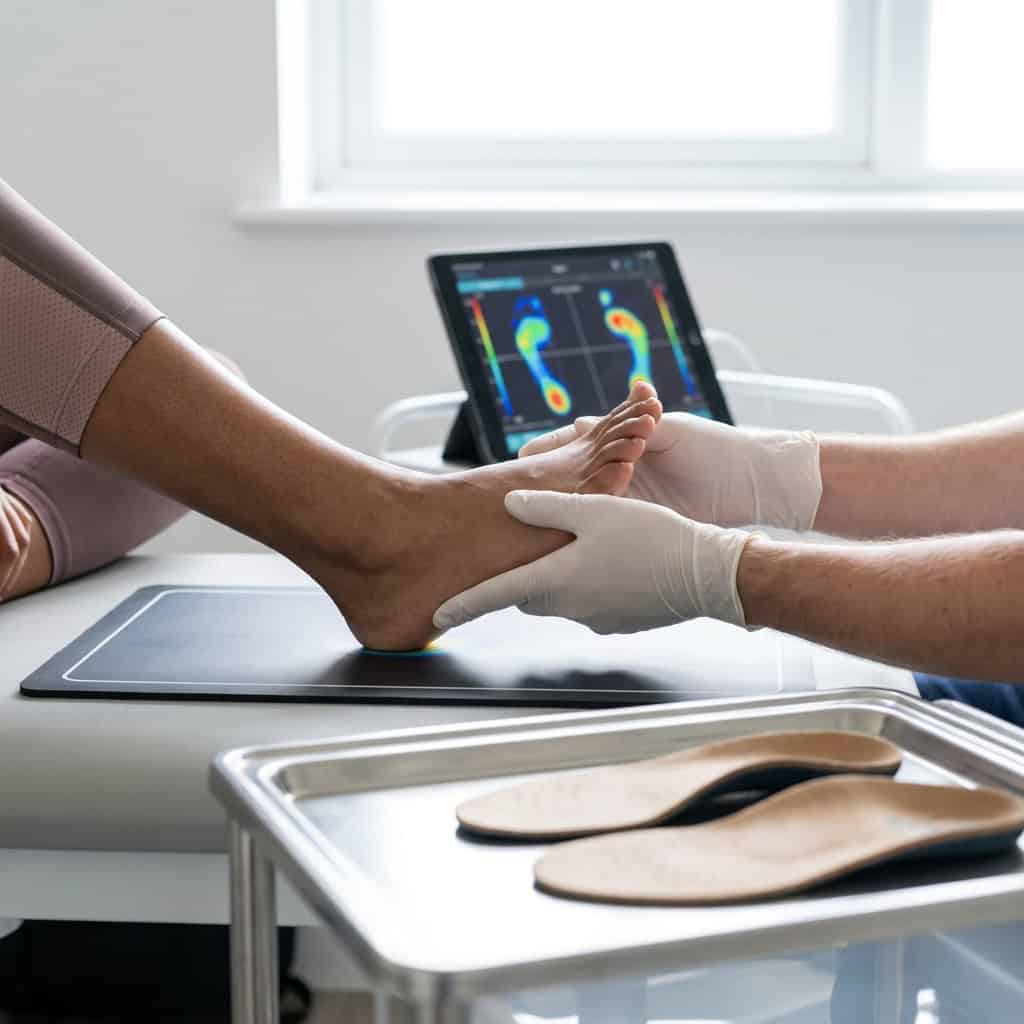 Foot health assessment for joint pain relief and proper diagnosis.